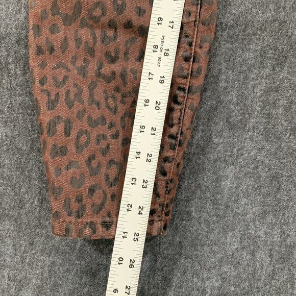 Free People animal print Low Rise jean’s Skinny Leopard Jeans size 28 E12 - Picture 3 of 8